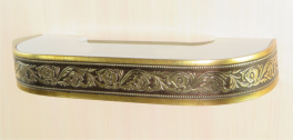 «Галант» с поворотами «Камелия» 6см бронза (122) Цвет Галант Камелия бронза (122) Размер карниза, м 2,25 Количество полозьев 2