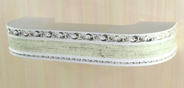 «Галант» с поворотами 7см «Ажур» кракэ - ВЫВОД Цвет Галант Ажур кракэ Размер карниза, м 3,50 Количество полозьев 2
