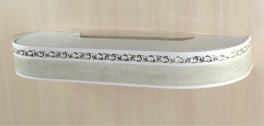 «Галант» с поворотами «Ажур» 5см цвет 04 Цвет Галант Ажур цвет №04 Размер карниза, м 3,20 Количество полозьев 3